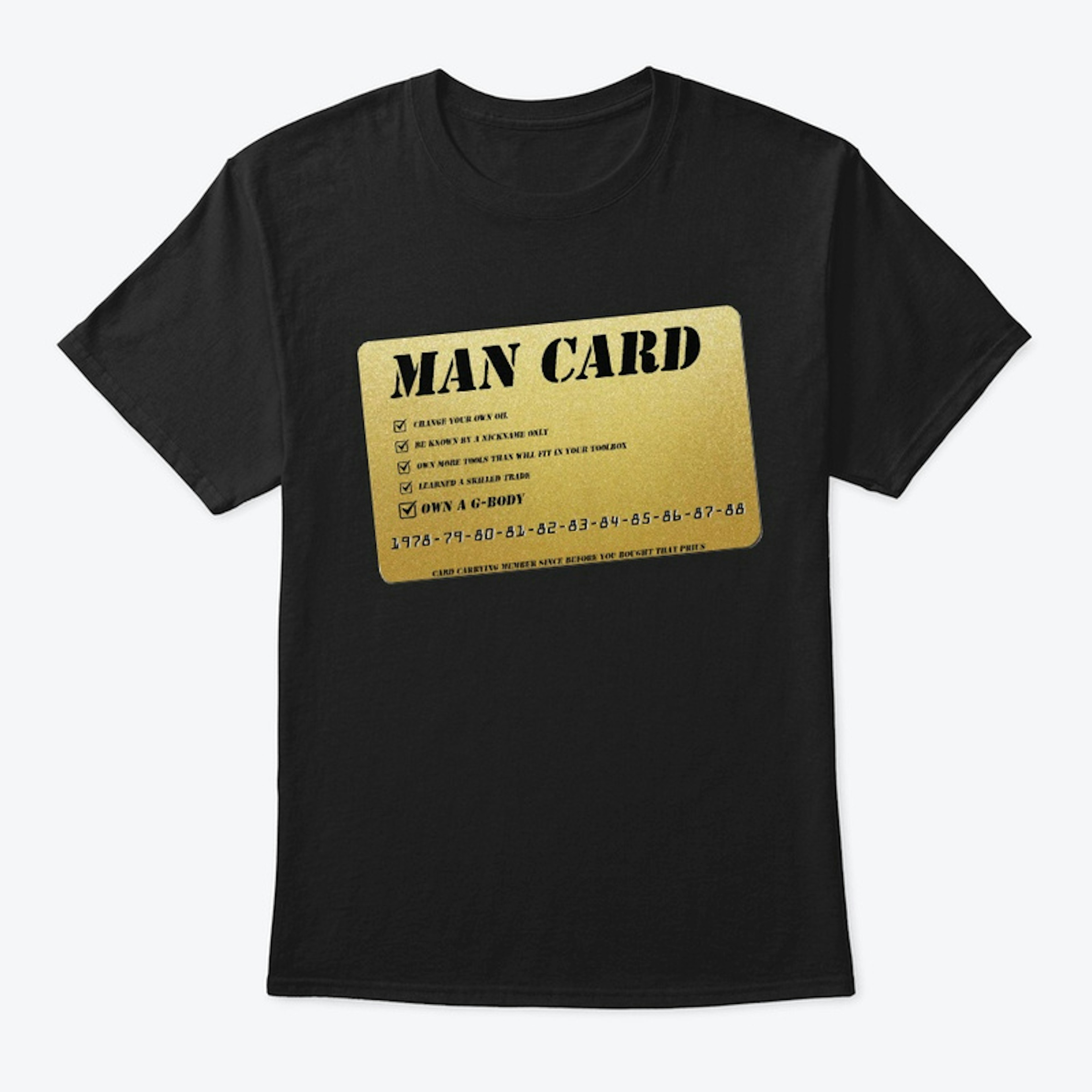 G-Body Man Card